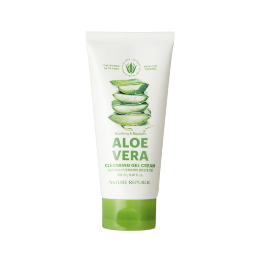 SOOTHING & MOISTURE ALOE VERA CLEANSING GEL CREAM - GELREINIGER
