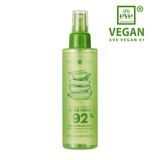 SOOTHING & MOISTURE ALOE VERA 92% SOOTHING GEL SPRAY 155ml