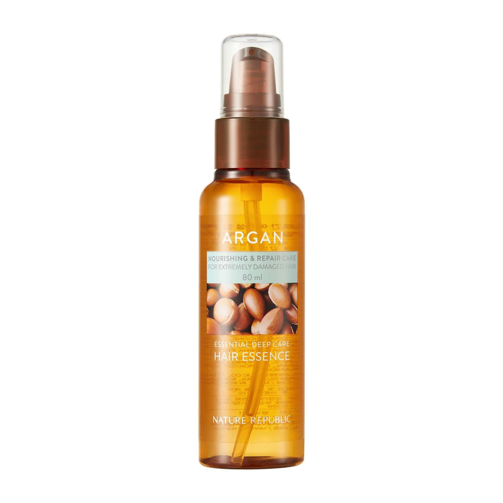 NATURE REPUBLIC - Argan Essential Deep Care Hair Essence – Intensiv pflegendes Haarserum mit Arganöl