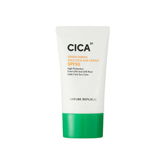 GREEN DERMA MILD CICA SUN CREAM SPF50+  PA++++