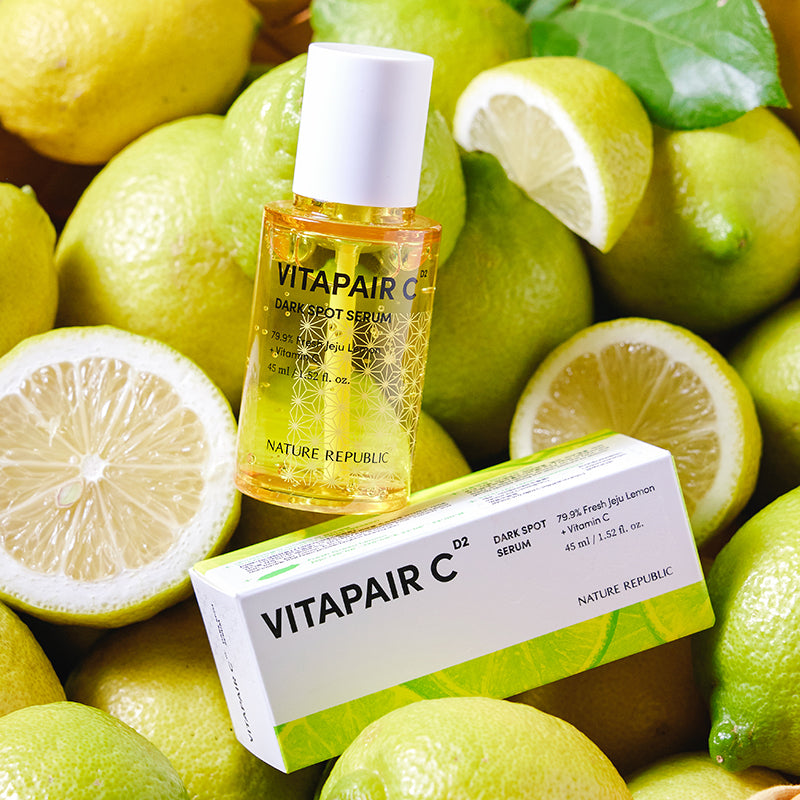 NATURE REPUBLIC - VITAPAIR C Dark Spot Serum – Aufhellendes Serum mit Jeju Zitrone - KBEAUTY-SAZA.DE - KOREAN SKIN CARE