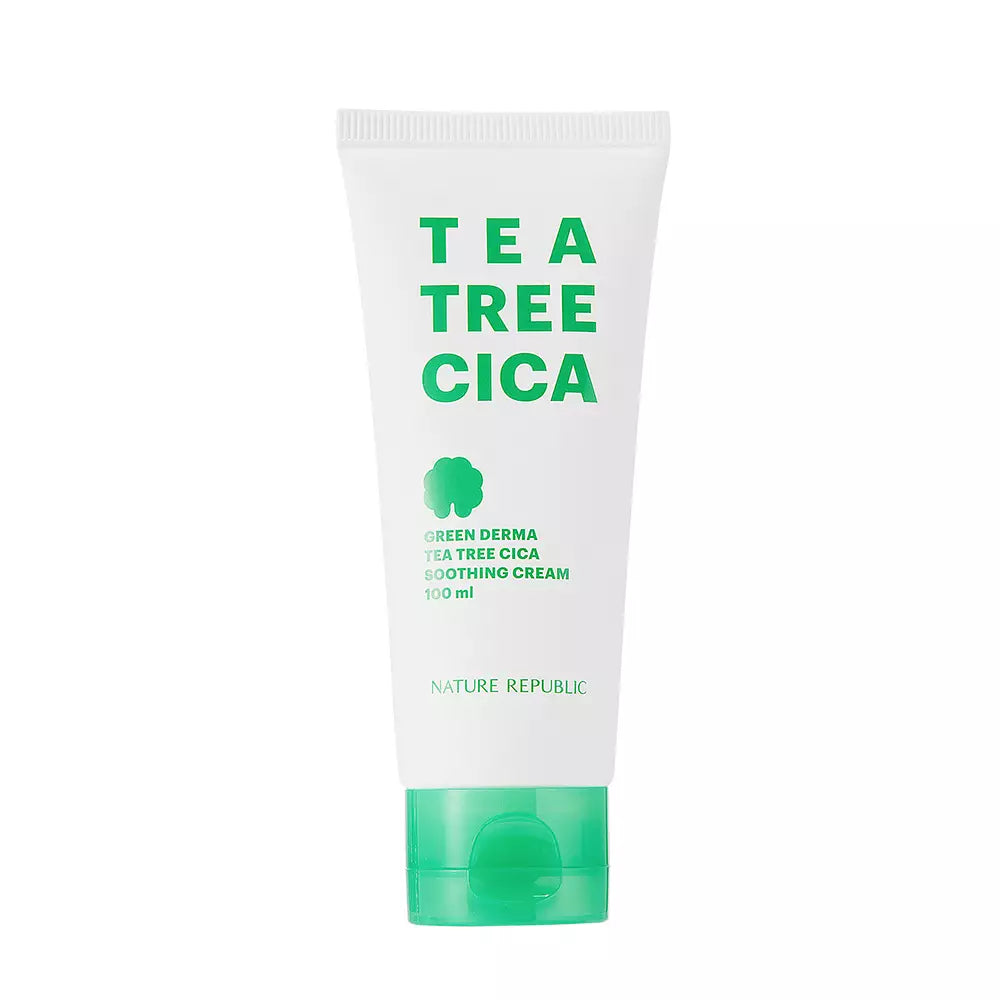 GREEN DERMA TEA TREE CICA SOOTHING CREAM