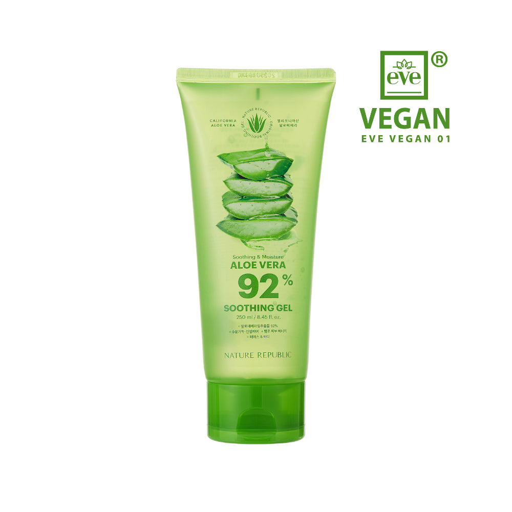 SOOTHING &amp; MOISTURE ALOE VERA 92% SOOTHING GEL (TUBE)