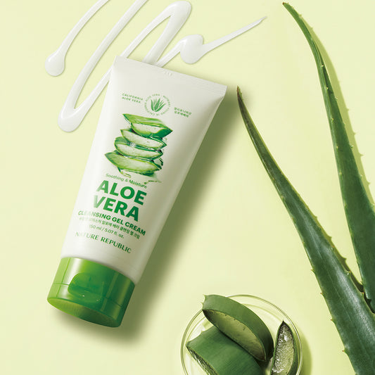 SOOTHING & MOISTURE ALOE VERA CLEANSING GEL CREAM - GELREINIGER