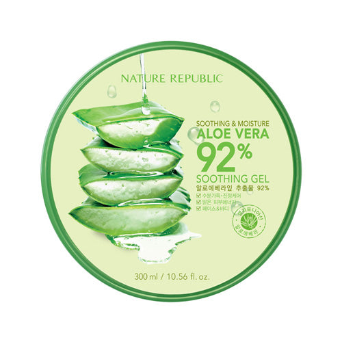 SOOTHING & MOISTURE ALOE VERA 92% SOOTHING GEL 300ml