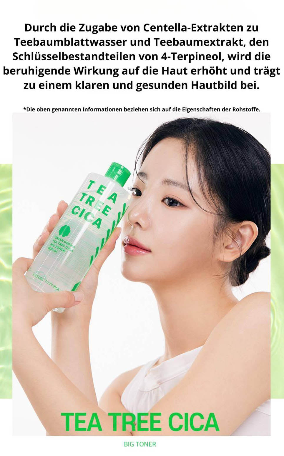 GREEN DERMA TEA TREE CICA BIG TONER